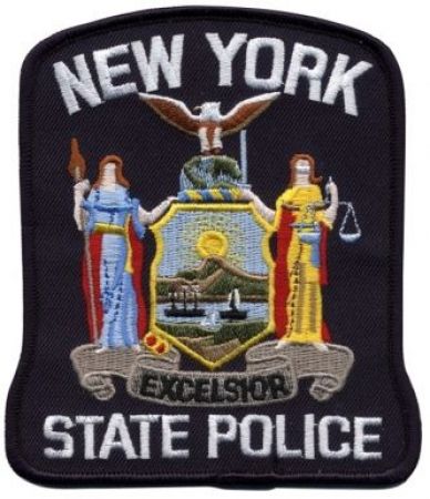 NEW YORK STATE POLICE SHOULDER PATCH.